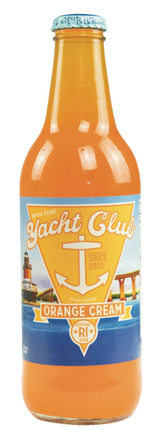 Orange Cream or Pineapple soda (Yacht Club)